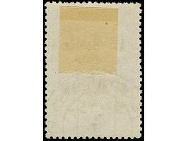 1942, Aufdrucktype III Hakenkreuz 4mm: 5 Rubel auf 10 Kopeken rotlila, farbfrisch und üblich, oben gering unregelmäßig gezähn