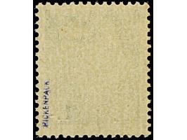 1944, Freimarke 1 Lire auf 25 Centisimi schwarzgrün, mit schwarzem Probeaufdruck, postfrisch, tadellos, sehr selten, sign. Pi