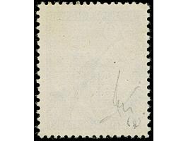 1945, Ansichten aus Slowenien Kapitelkirche in Rudolfswert 50 Centesimi dunkelviolett, mit Plattenfehler “Schattenbild des Ki