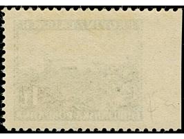 1945, Ansichten aus Slowenien Alte Burg in Laibach 1 Lire schwärzlichgraugrün, Seitenrandstück links ungezähnt, postfrisch, t