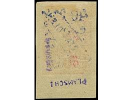 1919, 40 Gr. auf 1 Kop. gelblichorange, farbfrisch und breitrandig geschnitten, sauber ungebraucht, tadellos, sign. Plamsch u