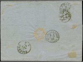 4 Pfg. grün, farbfrisch und voll- bis breitrandig, in wertstufengleicher Mischfrankatur mit Wappen 4 Pfennig grün und waagere