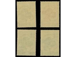 1941, Kriegsgefangene 0,50-4 Dinar, Aufdrucktype AIII, postfrisch, tadellos, sign. Krischke BPP