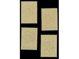 1941, Kriegsgefangene 0,50-4 Dinar, Aufdrucktype AIV, postfrisch mit üblicher Gummierung, tadellos