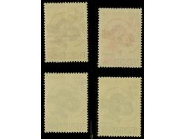 1941, Kriegsgefangene 0,50-4 Dinar, ohne Netzüberdruck, einheitlich mit Stecherzeichen in Type III, postfrisch, tadellos, sel