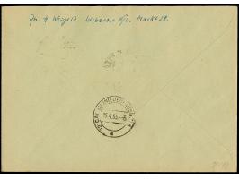 1952, Persönlichkeiten 80 Pfg. auf gestrichenem Papier mit Lacküberzug, zusammen mit Pieck 12 Pfg. im waagerechten Paar, saub