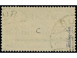 1920, 80 pf. auf 45 C. schwärzlicholivgrün/grauultramarin auf CG-Papier, sauber gestempelt, tadellos, u.a. sign. Dr. Petersen