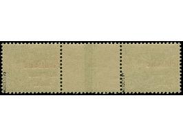 1921, Plebiscite 40 Pfennig grünoliv, waagerechtes Zwischenstegpaar, postfrisch, tadellos, sign. Weinberg BPP