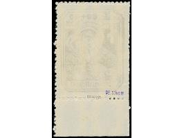 1941, Hilfe für Stadtkindergärten 60 Kopeken braun, gezähnter Probedruck mit Unterrand auf weißem Papier mit Wasserzeichen "s