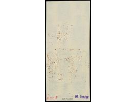 1941, Kathedrale von Pleskau 60 Kopeken dunkeblau, ungezähnter Probedruck mit Oberrand auf weißem Papier mit Wasserzeichen "s