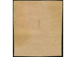 1941, 10 Kopeken preußischblau, mit diagonalem Aufdruck, dieser zum Teil auf das Briefstück übergehend, winzig fleckig, sonst