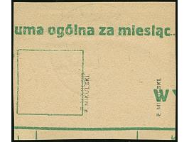 1941, Vilnius 5 Kopeken bräunlichrot, waagerechtes Paar mit rechtem Seitenrand, rechts ungezähnt, sauber mit Stempel “VILNIUS