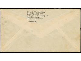 Netz auf Arbeiter 15 Pfg., zwei senkrechte 5er-Streifen je mit Stempel “BAD KISSINGEN 31.7.48” als tarifgerechte Frankatur au