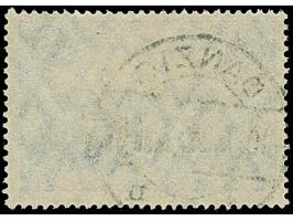 1920, 2 Mark schwarzblau, farbfrisch und gut gezähnt, sauber zeitgerecht gestempelt “DANZIG * 1 n 10.7.21”, tadellos, eine se