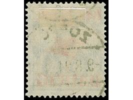 1920, Germania mit Netzunterdruck in lebhaftlilagrau: 5 Mark ohne Netzunterdruck, sauber zeitgerecht gestempelt, tadellos, ei