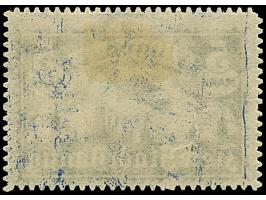 1921, Flugpost 5 Mark, liegendes Wasserzeichen, sauber ungebraucht, herstellungsbedingte Papierfalte, tadellos, Fotoattest So