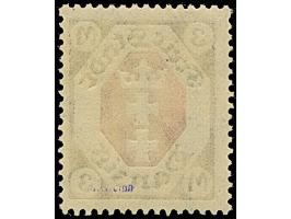 1921, Kleines Staatswappen 3 Mark, mit stehendem Wasserzeichen, postfrisch, tadellos, sign.