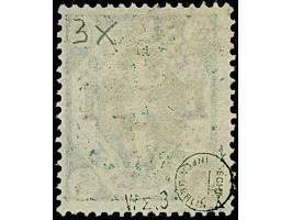 1922, Großes Staatswappen 5 Mark, stehendes Wasserzeichen, farbfrisch und gut gezähnt, sauber zeitgerecht gestempelt, tadello