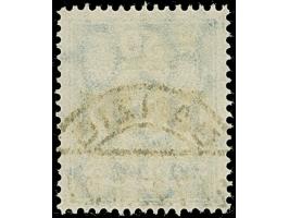 1923, Staatswappen 50 Mark, farbfrisch und gut gezähnt, sauber zentrisch und zeitgerecht gestempelt “DANZIG 22.7.23", tadello