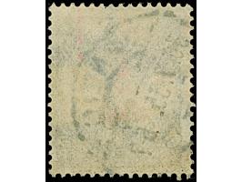 1932, Staatswappen 5 auf 40 Pfennig, mit Plattenfehler “4 der Wertangabe in Blockschrift”, sauber zeitgerecht gestempelt, tad