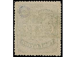 1862, 5 Grote auf mattgraubraun, farbfrisch und gut durchstochen, sauber entwertet durch zentrisch aufgesetzten Ra2. Tadellos