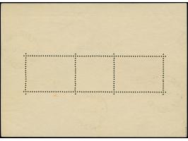 1941, Semendria Block 1+2 Dinar, gezähnt, mit Plattenfehler “zwei zusammenhängende Farbpunkte rechts am Abstrich der 4 in 194