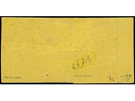 1 Kr. auf olivgrau im 4er-Block, unten links winzig berührt, sonst voll- bis breitrandig und farbfrisch, ungebraucht mit Orig