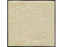 3 Sgr. braunrot im Viererblock, farbfrisch und allseits breitrandig, ungebraucht mit frischem Originalgummi, 2 Werte postfris