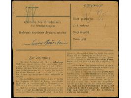 1920, Germania 3 Mark schwarzviolettgrau, zwei Einzelwerte zusammen mit 2,50 Mark lilarot, farbfrisch, sauber mit Stempel “ME