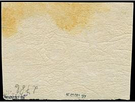 9 Kr. gelb im waagerechten Paar, Type II, farbfrisch, unten links gering berührt, sonst voll- bis überrandig, rechts mit klei