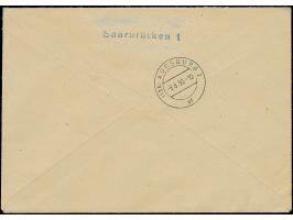 1950, Europarat 25 und 200 F., auf FDC von “SAARBRÜCKEN 3 8.8.50” nach Augsburg mit Ankunftsstempel, einwandfrei, Fotoattest 