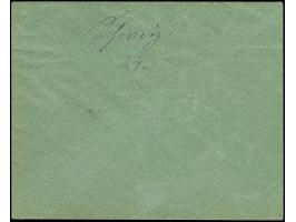 Erfurt-Privat-Stadtbrief-Beförderung: 1888, Erfurter Dom 5 Pfg. mit senkrechter Papierfalte und Stempel “Pr.St.Bef. ERFURT 9.