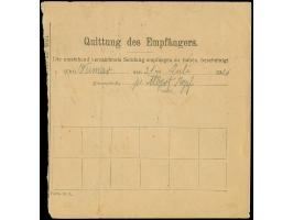 Leipzig-Leipziger Paketfahrt Albert Meyer: 1897, 10 Pfg. grau, zwei waagerechte Paar mit Stempel “LEIPZIGER PAKETFAHRT ALBERT