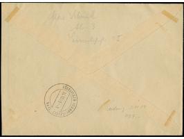 1948, Hochwasserhilfe 5-25 Fr. kpl. auf R-Ortsbrief von “VÖLKLINGEN (SAAR) c 13.10.48” nach Geislautern mit Ankunftsstempel, 