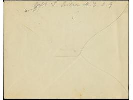 1918, 5 Bani mit schwarzem Aufdruck, mit Zufrankatur Germania 10 Pfennig rot und 15 Pfennig violett, sauber mit Stempel “BUKA