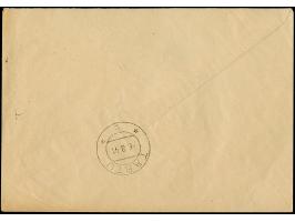 1941, Wappenschild 30 Kopeken, gezähnt, Type I, waagerechtes Unterrandpaar, sauber mit auf- und nebengesetztem Stempel “OTEPÄ