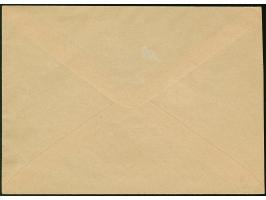 Ganzsachenumschlag Arbeiter 30 K. mit rotem Handstempelaufdruck "OTEPÄÄ 10. juul. 1941", nebengeklebt, Landespost 15-30 Kopek