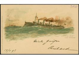 Privat-Brief-Verkehr (Schmidt/Farrenkopf &amp; Fritz): 1887, 3 Pfg. violett gez. 14½ mit Stempel “Privat-Brief-Verkehr KARLSR