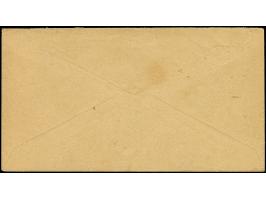 Courier: 1893, Leipzig 3 Pfg. graublau mit violettem Briefträgerstempel “G. Kroot” auf Briefkuvert. Die Marke links fehlerhaf