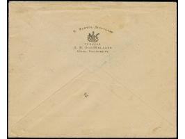 Privat-Stadtpost: 1897, Ganzsachenumschlag auf Privatbestellung 2 Pfg. rot vom königlichen Hoflieferanten und Huthändler M. M