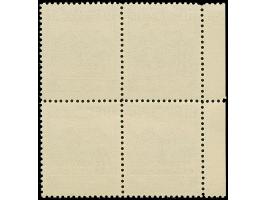 1932, 10 Rp. gez. 10½:10½, Viererblock vom linken Bogenrand, postfrisch, tadellos. Unsigniert, Fotoattest Hoffner BPP (2025)