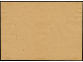 1944, Wladimir-Wolynsk 6-60 Pfennig mit Dienstsiegelentwertung zusammen mit Ostland Hitler 12 und 30 Pfennig mit Stempel “BRE