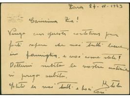 1943, Ganzsachenkarten 30 Centesimi ab “ZARA ARRIVI E PARTENZE 24.11.43” nach Spalato, tadellos, sign. Ludin BPP