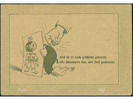 1945, Kurland-Halbierung, linke Hälfte, vorausentwertet mit Briefstempel auf Faltbrief mit Normstempel "FELDPOST a 10.4.45" u