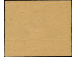 1941, 5-60 Kopeken, in waagerechten Paaren, Aufdrucktype I, sowie 5-50 Pfennig in senkrechten Paaren, Aufdrucktype III, sowie