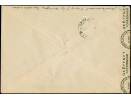 1941, Flugpost &nbsp;3 auf 20 Dinar und 6 auf 30 Dinar, sauber mit auf- und nebengesetztem Stempel “BEOGRAD -4.X.41” auf Orts