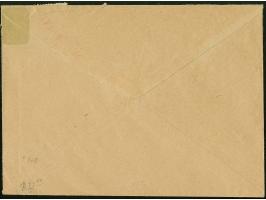 1941, “PLESKAU” schräger Handstempelaufdruck von oben links nach unten rechts in dunkelrosarot, Wiedereingliederung 30 Kopeke