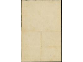 1906, provisorischer Posteinlieferungsschein für eine Postansweisung von Lüderitzbucht (6.6.1905) mit Dienstsiegel. Das Formu