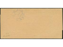 1941, “PLESKAU” schräger Handstempelaufdruck von links unten nach rechts oben in grauultramarin, Arbeiter 20 Kopeken, sauber 