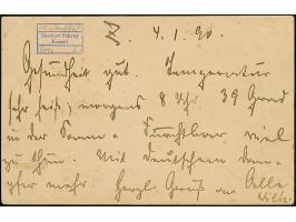 Karte 10 Pfg. mit sauberem Stempel "ZANZIBAR 4/1 91", mit Text nach Schwerin, mit vorderseitigen Ankunftsstempel. Ganz gering